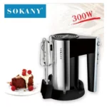 SOKANY CX-6629-2 HIGH Quality Full Cooper Motor Hand Mixer-300 Watt বিশাল মূল্য ছাড়ে !